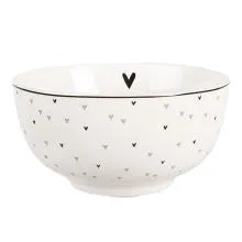 Porcelánová miska BE HAPPY Ø 14x7 cm / 500 ml