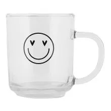Sklenička s ouškem BE HAPPY