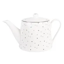 Porcelánová konvička na čaj BE HAPPY 23x14x14 cm / 1000 ml