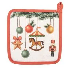Podložka nebo chňapka CHRISTMAS CAROUSEL DREAM 20x20 cm