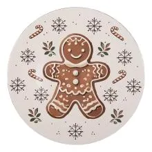 Plastový servírovací talíř CLASSIC GINGERBREAD MAGIC Ø 33x1 cm