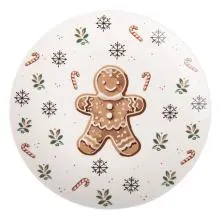 Porcelánový dezertní talíř CLASSIC GINGERBREAD MAGIC