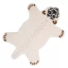 Vlněný koberec POLAR BEAR 60x90x2 cm