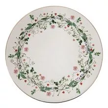 Porcelánový dezertní talíř FLOWER WREATH