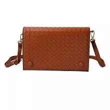 Kabelka do ruky i přes rameno BROWN 20*14 cm
