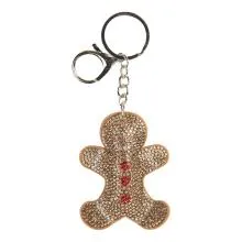 Přívěsek na klíče GINGERBREAD MAN 6x2x13 cm