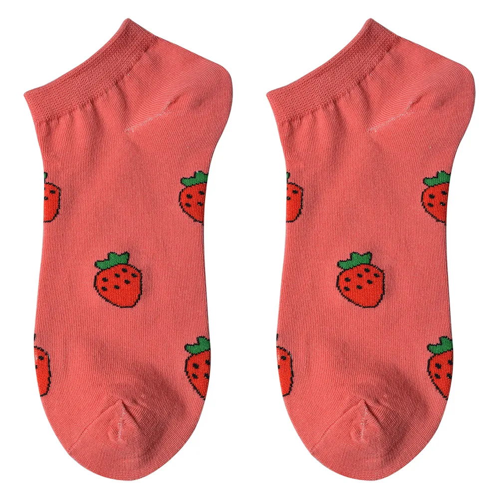 Vtipné ponožky jedné velikosti STRAWBERRIES 36-41