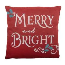 Polštář s výplní MERRY AND BRIGHT
