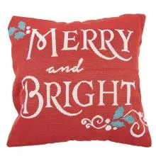 Polštář s výplní MERRY AND BRIGHT