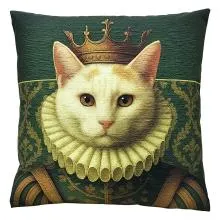 Polštář s výplní CAT 45x45x4 cm