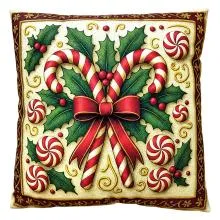Polštář s výplní CHRISTMAS 45x45x4 cm