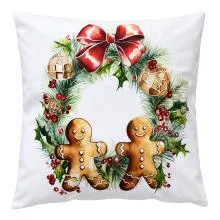 Polštář s výplní CHRISTMAS WREATH