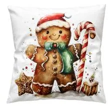 Polštář s výplní GINGERBREAD MAN