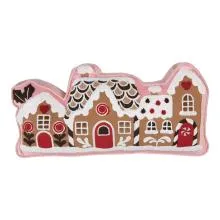 Polštář s výplní GINGERBREAD HOUSE 50x25x4 cm
