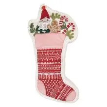 Polštář s výplní CHRISTMAS STOCKING