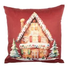 Povlak na polštář GINGERBREAD HOUSE 45x45 cm