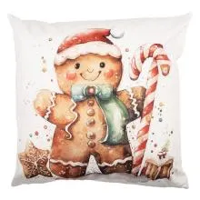 Povlak na polštář GINGERBREAD MAN 45x45 cm