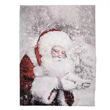 Polyesterový pléd SANTA CLAUS 130x170 cm