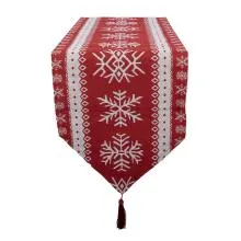 Vánoční běhoun na stůl SNOWFLAKE