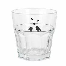 Sklenička na vodu LOVE BIRDS