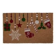 Kokosová rohožka CHRISTMAS 75x45 cm