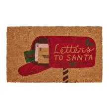 Kokosová rohožka CHRISTMAS 75x45 cm