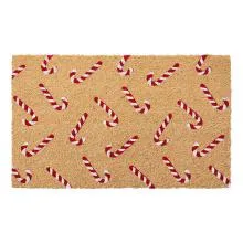 Kokosová rohožka CANDY CANE 75x45 cm