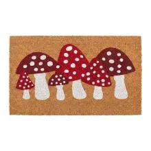 Kokosová rohožka MUSHROOMS 75x45 cm
