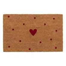 Kokosová rohožka HEARTS 75x45 cm