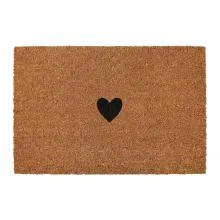 Kokosová rohožka HEART 75x45 cm