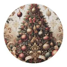 Plastový servírovací talíř NATURAL CHRISTMAS Ø 33x1 cm