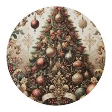 Plastový servírovací talíř NATURAL CHRISTMAS Ø 40x1 cm
