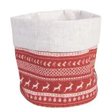 Košík na pečivo NORDIC CHRISTMAS NEW Ø 15x16 cm