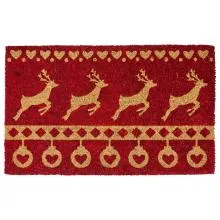 Kokosová rohožka NORDIC CHRISTMAS 75x45 cm