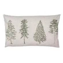 Polštář s výplní NATURAL PINE TREES 30x50x4 cm