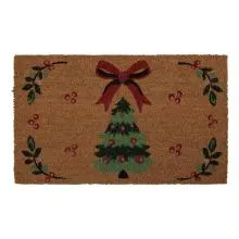 Kokosová rohožka TRADITIONAL CHRISTMAS HARMONY 75x45 cm