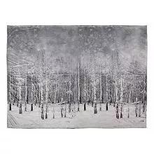 Polyesterový pléd TREES IN THE SNOW 130x170 cm