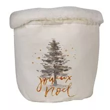 Vánoční látkový košík NOEL