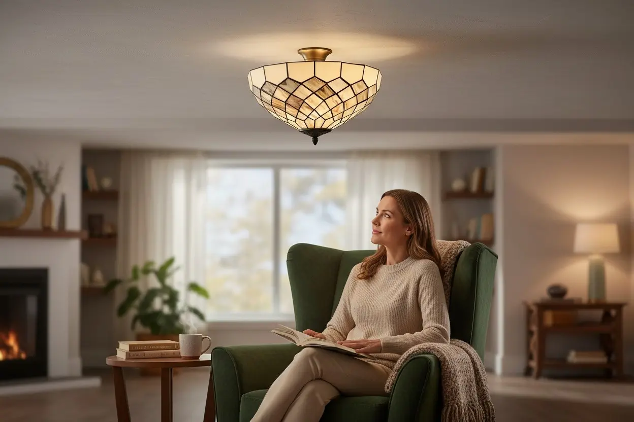 Romantic Paris – Lampy Tiffany – detail 3